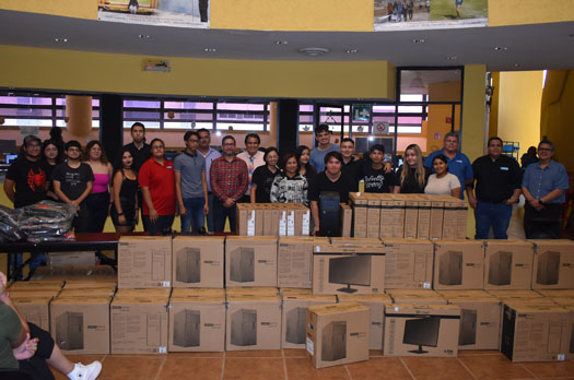 ITSON Guaymas recibe equipo de cómputo