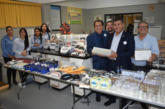 ​Refuerzan área de Audiovisuales con entrega de material