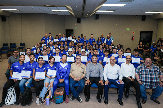 Reconoce ITSON a sus estudiantes deportistas con excelencia académica