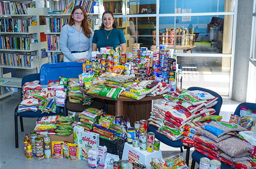 Realizan donación estudiantes de ITSON al Comedor CUDDEC