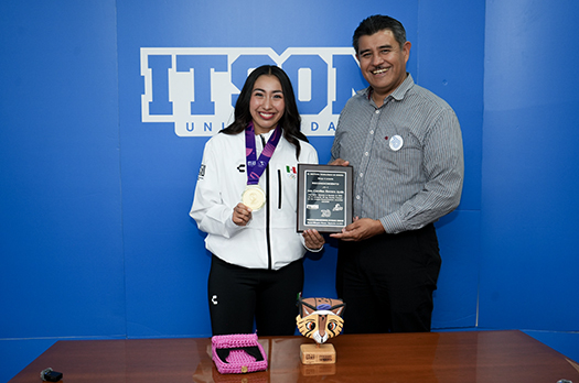 Reconoce ITSON a la atleta Ana Carolina Herrera Ayala