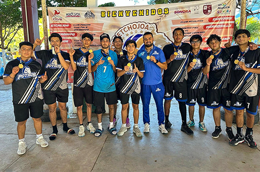 Se coronan campeón en Primera Copa de Voleibol Etchojoa